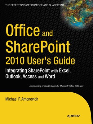 cover image of Office and SharePoint 2010 User's Guide